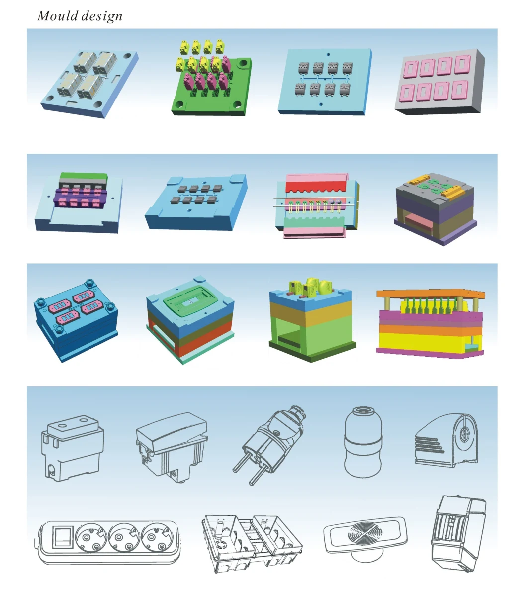 Latest Design Molding Plastic Injection Mould Die Manufacturers Custom Service