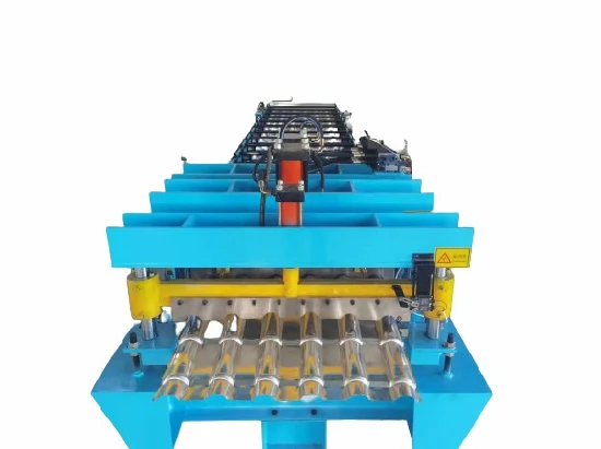 Full Automatic Glazed Tile Metal Roof Sheet Roll Forming Machine Antique Resin Tile Roll Former