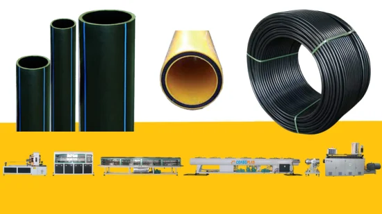 Plastic Single Screw Extruder Double Three Triple ABA Layer PPR PE HDPE LLDPE LDPE Irrigation Water Supply Energy Gas Hose Pipe Tube Extrusion Production Line